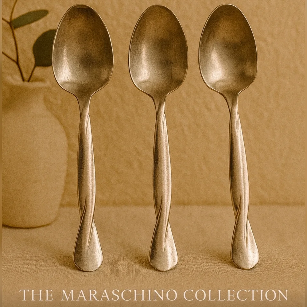 Oneida Torsade Stainless Steel Teaspoons Set of 3 | Replacement Pieces
